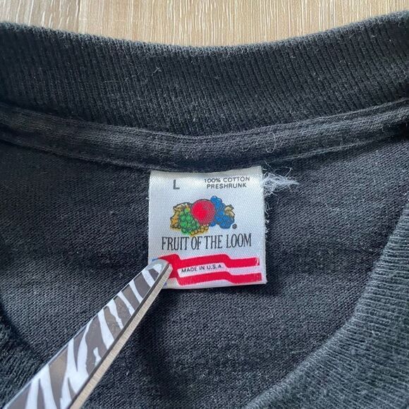 Vintage 90s Fruit of the Loom Men’s Large Soul Asylum Guitaar Liquor T-Shirt USA - Picture 3 of 6